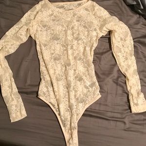 AMERICAN APPAREL Lace body suit